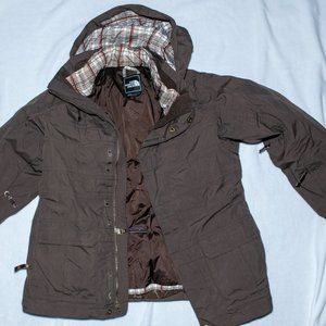 The North Face Detachable HyVent Hooded Ski Jacket Size M